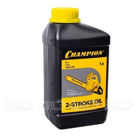 Масло минеральное Champion Jaso FB 1 л для 2-тактных двигателей  в Москве