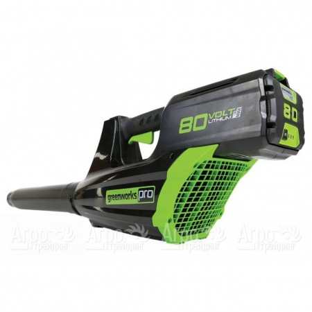 Воздуходувка аккумуляторная GreenWorks GD80BL 80V 200 км/ч (без батареи и зарядного устройства)  в Москве