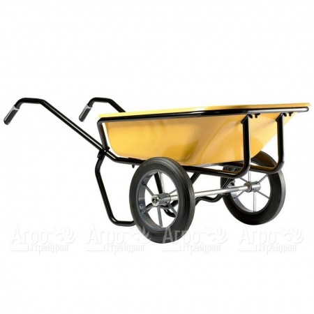 Тачка строительная Haemmerlin Cargo Twin 160 окрашенный кузов, литые колеса  в Москве