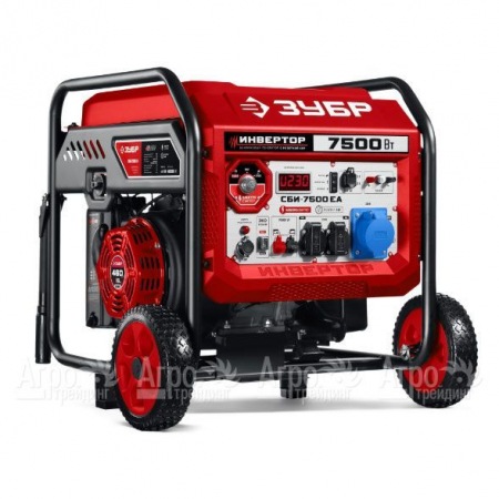 Бензиновый генератор инверторный Зубр СБИ-7500ЕА 7 кВт в Москве