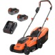 Газонокосилка аккумуляторная Black+Decker BCMW33184L2 в Москве