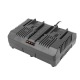 Комплект WA3611 20V: 2 аккумулятора 4Ач и двойное зарядное устройство 2А для аккумуляторной техники Worx в Москве